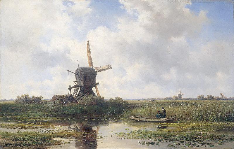 Willem Roelofs In t Gein bij Abcoude oil painting picture